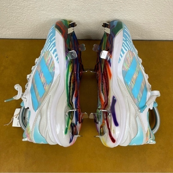 Adidas Pure Hustle 2 Elite Dripped-Out Metal Fastpitch Softball Cleat Sz 6.5 Wmn - Picture 8 of 14